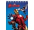 Блокнот Hatber Мстители MARVEL 40 л, А6, клетка, обложка мелованный картон, УФ-лак , 96 шт в упаковке 056983 5