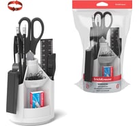 Настольный вращающийся пластиковый набор ErichKrause Mini Desk, Classic, белый 53225