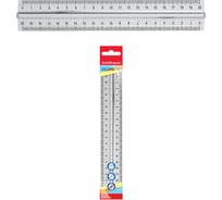 Пластиковая линейка с держателем ErichKrause Clear, 20 см, прозрачный, в пакете 53868