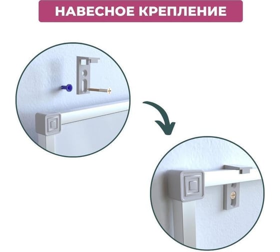 Магнитно-маркерная доска Attache 80x100 см, лак, алюминиевая рама 1797591