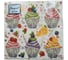Салфетки EUROHOUSE Сладкие пирожные Bouquet de Luxe 24x24 см, 3 слоя, 25 штук 37100 1
