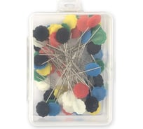 Булавки для квилтинга Gamma PHK-30 сталь, 60 шт, 45 мм 12822 602836