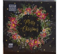 Бумажные салфетки EUROHOUSE 33х33 см, 3-слойные, счастливого нового года, 20 шт., bouguet home classic 57818