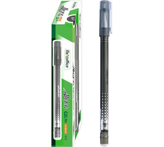 Гелевая ручка Flexoffice alona черная, 12 шт. FO-GEL018 BLACK 1