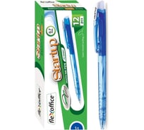 Автоматическая ручка с масляными чернилами Flexoffice startup синяя, 12 шт. FO-GELB021BB BLUE