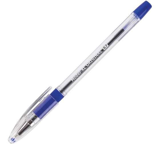 Шариковая ручка BRAUBERG model-xl original, синяя, 12 шт., 0.35 мм, 880010
