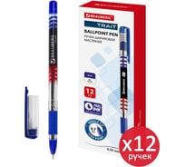 Шариковая ручка BRAUBERG trait, синяя, 12 шт., 0.35 мм 880184