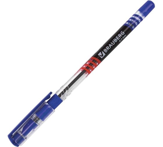 Шариковая ручка BRAUBERG trait, синяя, 12 шт., 0.35 мм 880184