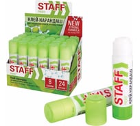 Клей-карандаш Staff profit 8 г, 24 шт. 880238