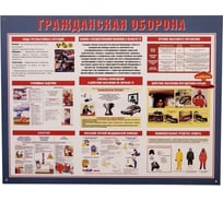 Информационный стенд ООО Комус ГО при военных действиях 910x700 мм 948 1766735