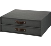 Бокс с выдвижными лотками Attache 2 выдвижных лотка, черный, картон kvl-02-m6 1843587