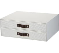 Бокс с выдвижными лотками Attache 2 выдвижных лотка, белый, картон kvl-02-m2 1843588