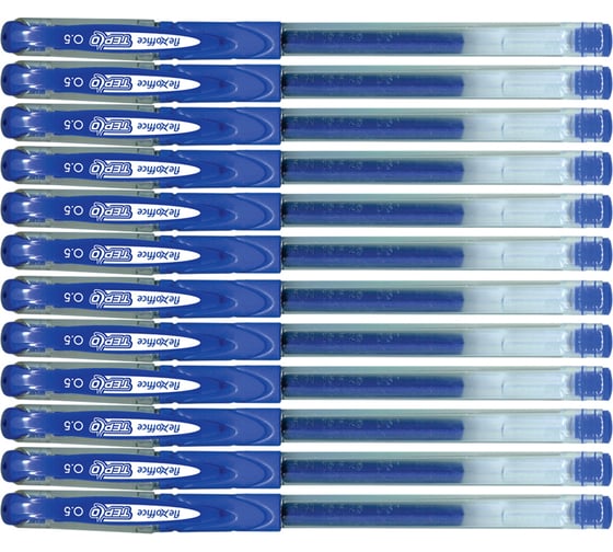 Гелевая ручка Flexoffice tepco синяя, 12 шт. FO-GEL08 BLUE