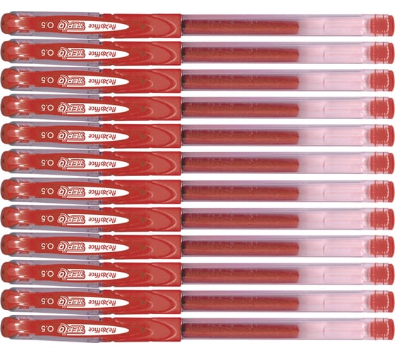 Гелевая ручка Flexoffice tepco красная, 12 шт. FO-GEL08 RED