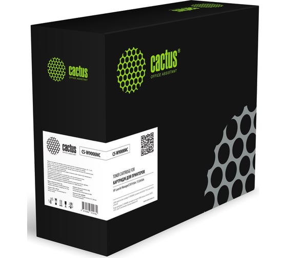 Лазерный картридж Cactus CS-W9008MC черный, 23000 стр., для HP LJ Managed E50145dn / E52645dn 1789484 1
