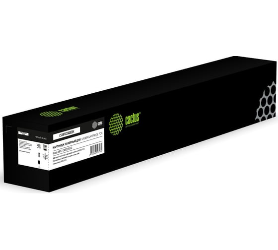 Лазерный картридж Cactus CS-MPC5502EBK 842020 черный, 28000 стр., для Ricoh MPС C4502/5502 1900001 1