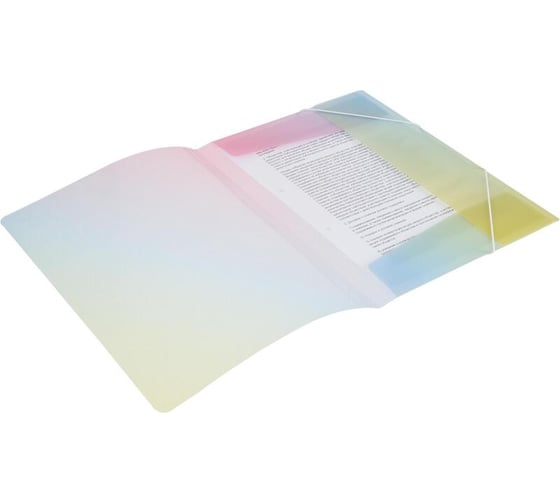 Папка на резинках Attache Selection А4 rainbow, рр, 400 мкм 1695239
