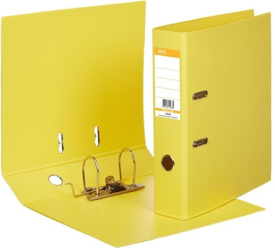 Папка-регистратор Attache Selection strong line 1450-06 70 мм, желтый, карман на корешке 4933