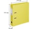 Папка-регистратор Attache Selection strong line 1450-06 70 мм, желтый, карман на корешке 4933 10