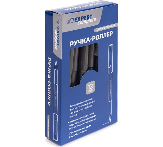 Ручка-роллер Expert Complete Document 12 шт., диаметр 0.7 мм, синие чернила 719160