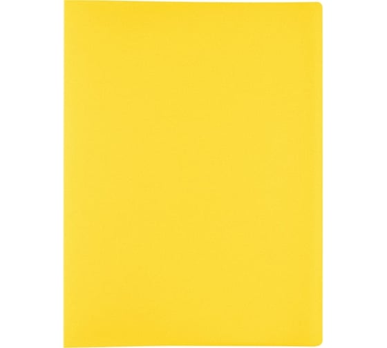 Папка с файлами-вкладышами Classic 6 шт. по 40 л, A4, 40 мкм, 500 мкм, 15 мм, песок желтый 605609 1