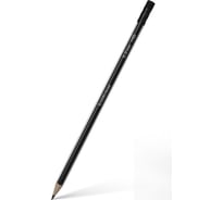 Чернографитный карандаш ErichKrause MEGAPOLIS, трехгранный, с ластиком, HB 43577