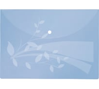 Папка на кнопке Flexoffice А4, голубая, 12 шт. FO-CBF02 BLUE