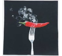 Бумажные салфетки EUROHOUSE Hot chili 33x33 см, 3 слоя, 20 шт 37398