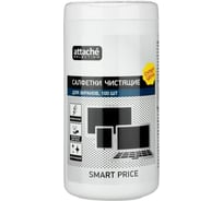 Салфетки для экранов Luscan smart price туба, 100 шт., 112x110 мбл 1763024