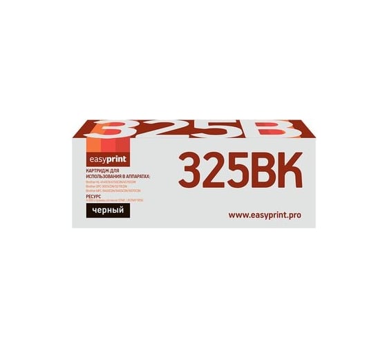Картридж EasyPrint (TN-325BK/TN325BK/TN325) для Brother HL-4140, 4150, 4570, DCP-9055, 9270, MFC-9460, 9465, 9970 (4000 стр.) черный LB-325BK 1