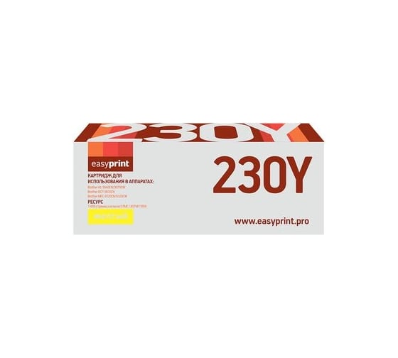 Картридж EasyPrint 230Y для Brother HL-3040CN, DCP-9010CN, MFC-9120CN 1400 страниц желтый LB-230Y 1