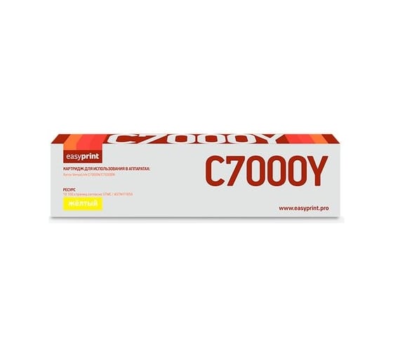 Тонер-картридж EasyPrint (106R03766) для Xerox VersaLink C7000N, C7000DN (10 100 стр.) желтый, с чипом LX-C7000Y 1
