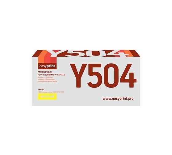 Картридж EasyPrint (CLT-Y504S/SU504A/Y504S/504S) для Samsung CLP-415, CLX-4195, Xpress C1810W (1800 стр.) желтый, с чипом LS-Y504