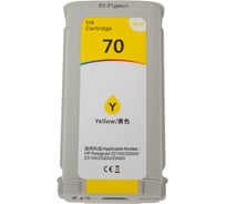 Картридж T2 №70 для HP Designjet Z2100, Z3100, Z3200, Z5200, Z5400, желтый, с чипом, пигментный IC-H9454 30656762