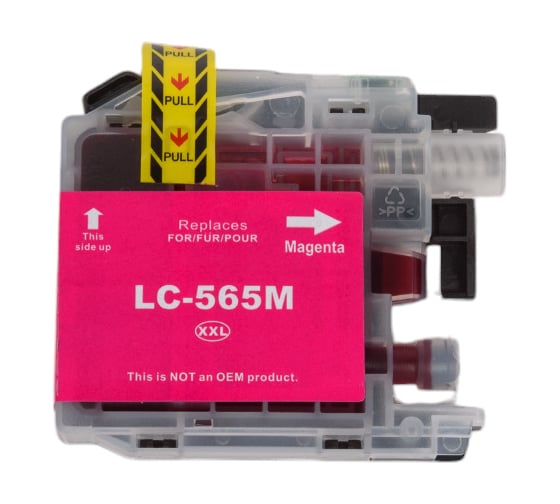 Картридж T2 (LC-565XL-M/LC565XL/LC565) для Brother MFC-J2310, J2510, J3520, J3720, пурпурный, с чипом IC-B565XL-M 1