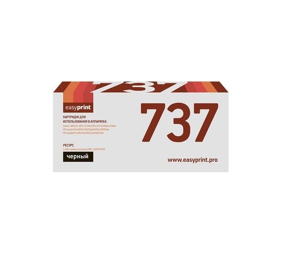 Картридж EasyPrint (737/CF283X/CRG 737/CS/CF283) для Canon i-SENSYS MF211, 212, 226, 229, HP M201, 202 (2400 стр.) с чипом LC-737 U
