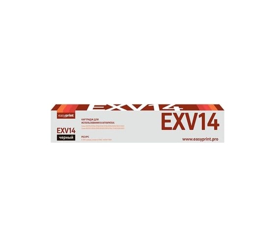 Тонер-картридж EasyPrint (C-EXV14/EXV14/CEXV14/IR 2016) для Canon iR-2016, 2018, 2020, 2022, 2025, 2030, 2420 (8300 стр.) черный LC-EXV14