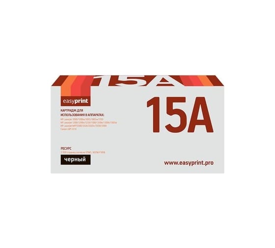 Картридж EasyPrint (C7115A/Q2613A/Q2624A/EP-25/15A) для HP LJ1150, 1200, 1300, Canon LBP1210 (2500 стр.) с чипом LH-15A U 1