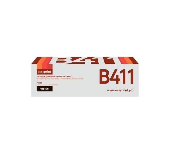 Тонер-картридж EasyPrint (44574702/44574705) для Oki B411, B431, MB461, MB471, MB491 (3000 стр.) LO-411