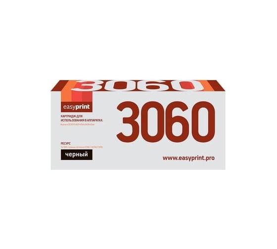 Тонер-картридж EasyPrint (TK-3060/TK3060/3060) для Kyocera ECOSYS M3145idn, M3645idn (14500стр.) черный, с чипом LK-3060 1