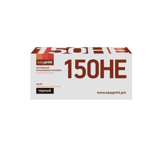 Картридж EasyPrint (SP150HE/408010/SP150) для Ricoh SP150, 150SU, 150w, 150SUw (1500стр.) черный, с чипом LR-SP150HE 1