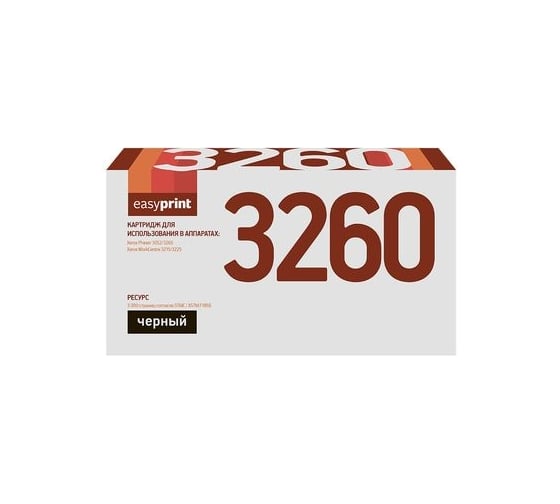 Тонер-картридж EasyPrint (106R02778/3260/3052/3215/3225) для Xerox Phaser 3052, 3260, WorkCentre 3215, 3225 (3000 стр.) с чипом LX-3260