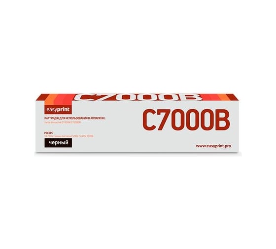 Тонер-картридж EasyPrint (106R03765) для Xerox VersaLink C7000N, C7000DN (10 700 стр.) черный, с чипом LX-C7000B 1