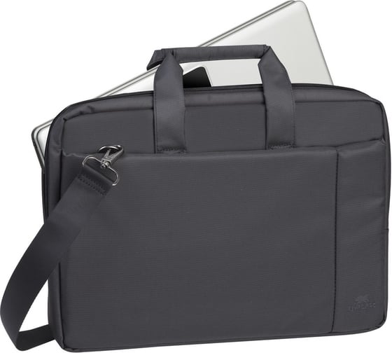 Сумка для ноутбука 15.6" и документов RIVACASE Laptop bag grey 8231
