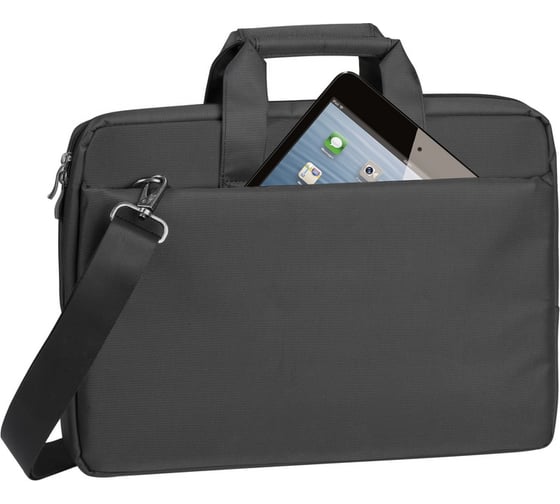 Сумка для ноутбука 15.6" и документов RIVACASE Laptop bag grey 8231