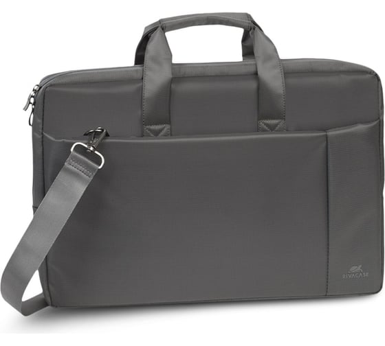 Сумка для ноутбука 17.3" и документов RIVACASE Laptop bag grey 8251
