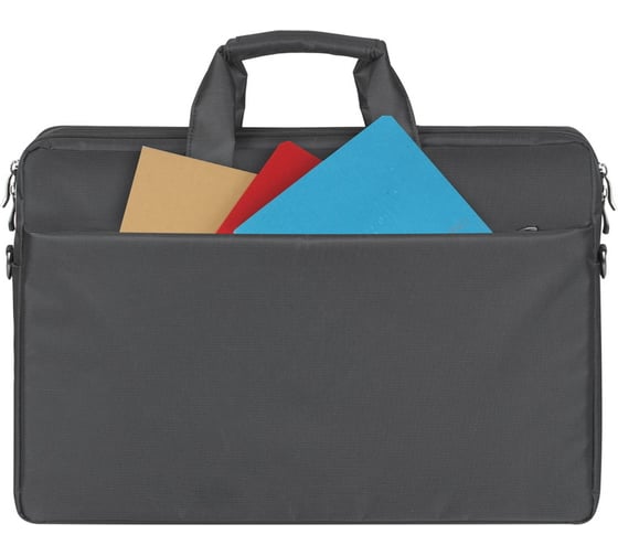 Сумка для ноутбука 17.3" и документов RIVACASE Laptop bag black 8257