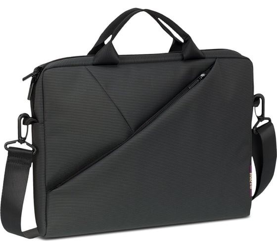 Сумка для ноутбука 15.6" и документов RIVACASE Laptop bag grey 8730