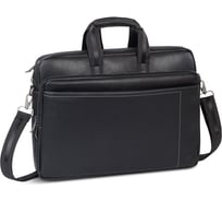 Сумка для ноутбука 16" и документов RIVACASE PU Laptop bag black full size 8940