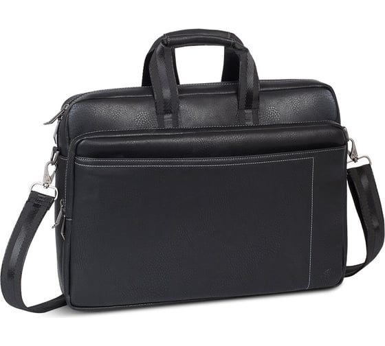 Сумка для ноутбука 16" и документов RIVACASE PU Laptop bag black full size 8940 1